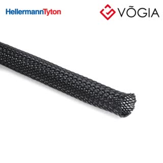 Vỏ bọc cáp - Braided sleeving in dispenser boxes black Ø15mm - HLB15-PET-BK