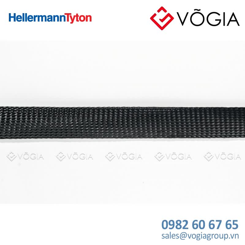 Vỏ bọc cáp - High expansion braided sleeving black Ø30 mm - HEGPX30-PET-BK