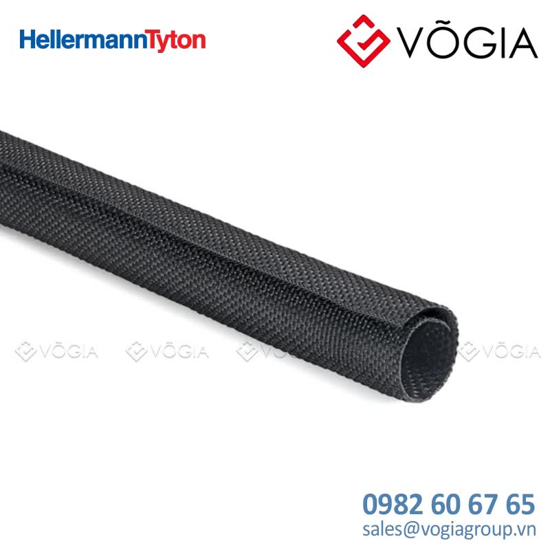Vỏ bọc cáp - Self-closing sleeving, 25 - 29 mm, PET, black, 2 m - Twist-In 29-2 m-PET-BK