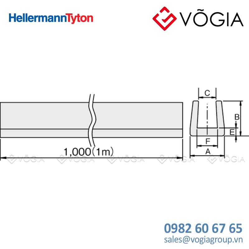 Bọc bảo vệ cạnh - Edge protection - TE-012-PA6-NA