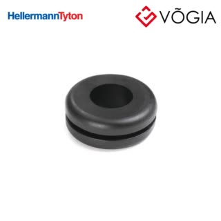 Vòng đệm cao su - Cable grommet, ∅190 mm, black, 500pcs - HV1101-PVC-FR-BK