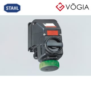 Ổ cắm gắn tường chống cháy nổ 8570/11-402-S-01-0-00-XXX, 16 A wall-mounting socket, Polyamide, 50 V> 50 V AC Green, 3 P + PE, 2 h, M25 x 15, 7 - 17 mm, Polyamide, Zone 1, 2, 21, 22