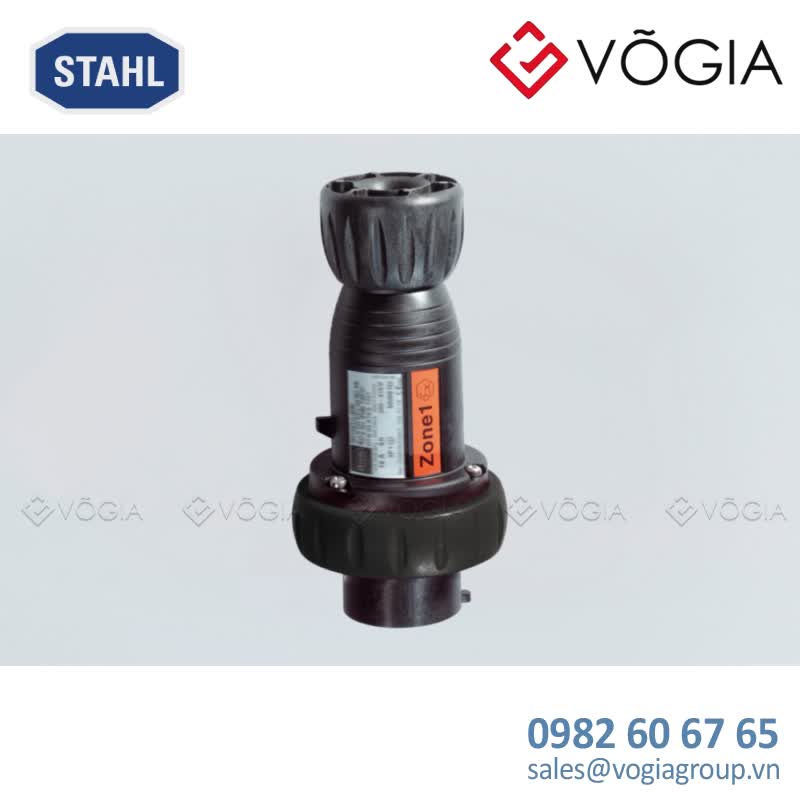 Phích cắm chống cháy nổ 8570/12-505-S-XX-X-XX-XXX, 16 A plug, Polyamide, 347/600  400/690 V AC Black, 3 P + N + PE, 5 h, 8 - 18 mm, Polyamide, Zone 1, 2, 21, 22