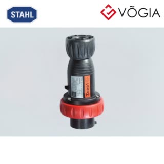 Phích cắm chống cháy nổ 8570/12-411-S-XX-X-XX-XXX, 16 A plug, Polyamide, 440  460 V AC Red, 3 P + PE, 11 h, 8 - 18 mm, Polyamide, Zone 1, 2, 21, 22