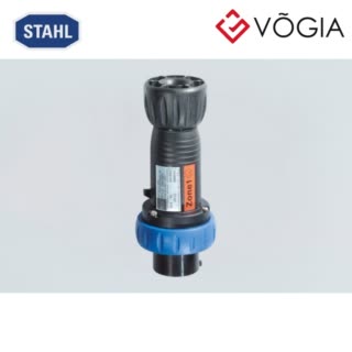 Phích cắm chống cháy nổ 8570/12-409-S-XX-X-XX-XXX, 16 A plug, Polyamide, 200  250 V AC Blue, 3 P + PE, 9 h, 8 - 18 mm, Polyamide, Zone 1, 2, 21, 22