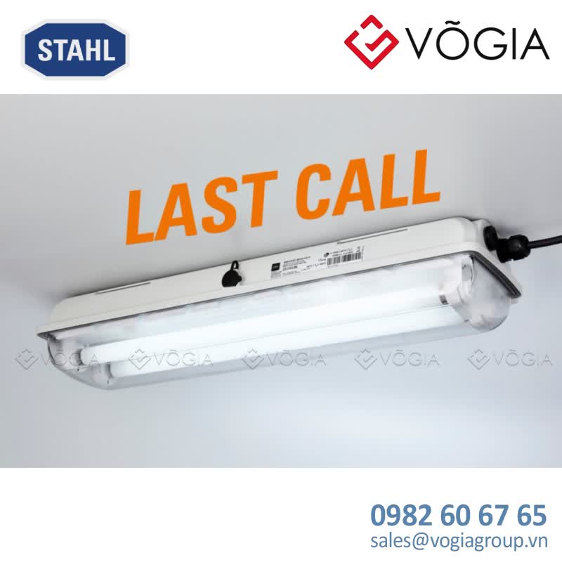 Đèn huỳnh quang tuyến tính EXLUX Linear Luminaire for Fluorescent Lamps, Drilled holes: 3 x M25, Size: 6, 2x58 W, 220  240 V, Through wiring: without, Zone 1/2/21/22 - 6001/562-9010-15-131