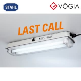 Đèn huỳnh quang tuyến tính EXLUX Linear Luminaire for Fluorescent Lamps, Drilled holes: 3 x M25, Size: 4, 2x36 W, 220  240 V, Through wiring: With 5 conductors 25 mm2, Zone 1/2/21/22 - 6001/542-9510-15-131