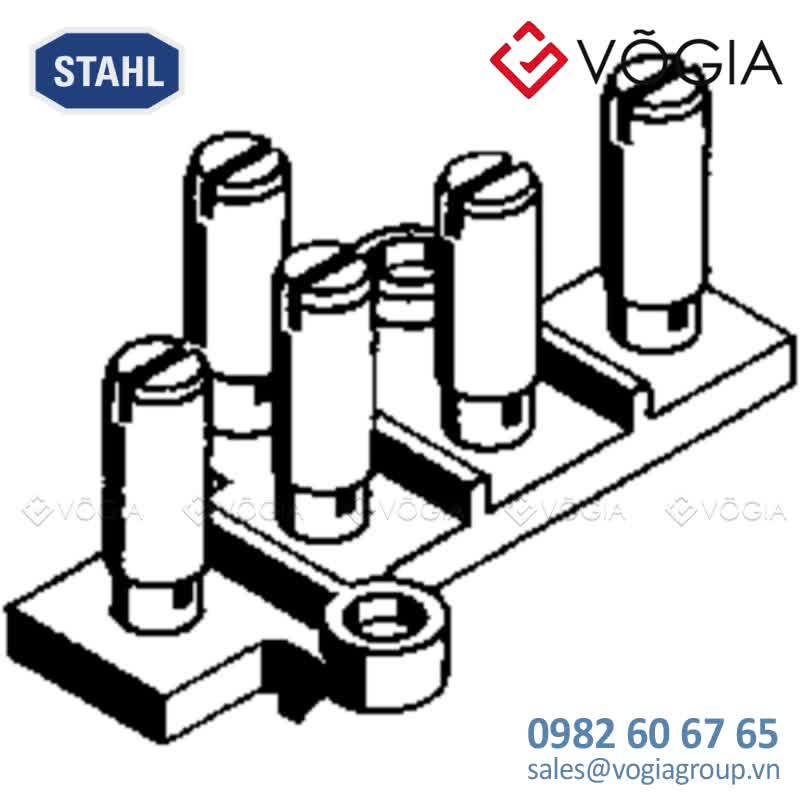 Hộp đấu nối GRP chống cháy nổ Ex e junction box, Polyester resin, 2 x M25 x 15 Polyamide cable gland, black, 7 - 17 mm, 5 x Mantle terminal 6 mm2, Zone 1, 2, 21, 22 - 8118/121-539