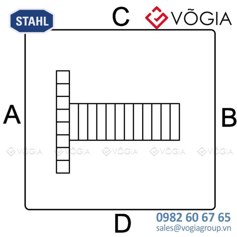 Hộp đấu nối GRP chống cháy nổ Ex i terminal box, Polyester resin, 60 V, 1x 2-conductor, 25 mm2, blue, 19, 1x Mounting rail 35 x 133 mm, Zone 1/2/21/22 - 8146/2051