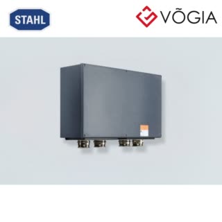 Hộp đấu nối GRP chống cháy nổ Ex e terminal box, Polyester resin, 690 V, 1 Mounting rail 35 x 301 mm, 1x 2-conductor, 10 mm2, grey, 1x, 2-conductor, 10 mm², green-yellow Zone 1/2/21/22 - 8146/1073
