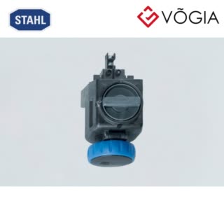 Ổ cắm mặt bích chống cháy nổ 8570/15-306-S-XX-X-00-XXX, 16 A flange socket, 200  250 V AC Blue, 2 P + PE, 6 h, Polyamide, Zone 1, 2, 21, 22