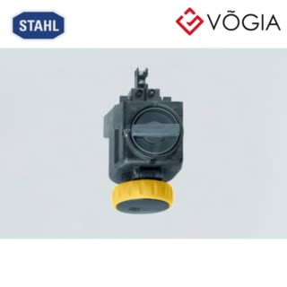 Ổ cắm mặt bích chống cháy nổ 8570/15-404-S-XX-X-00-XXX, 16 A flange socket, 100  130 V AC Yellow, 3 P + PE, 4 h, Polyamide, Zone 1, 2, 21, 22