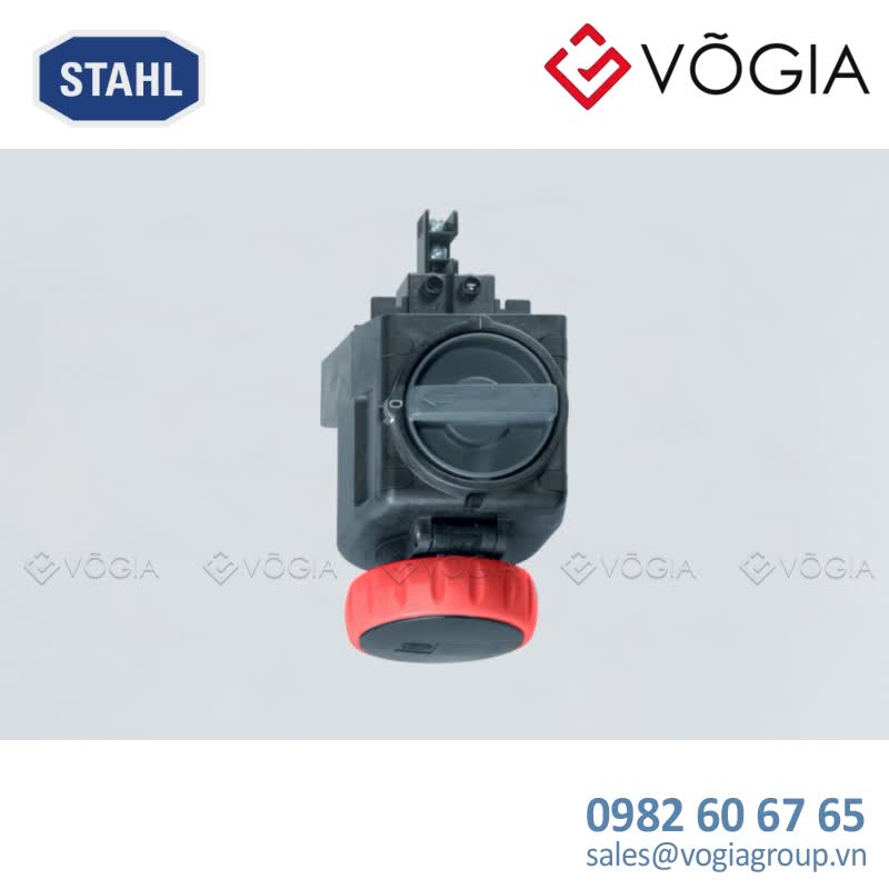 Ổ cắm mặt bích chống cháy nổ 8570/15-503-S-XX-X-00-XXX, 16 A flange socket, 220/380 V AC Red, 3 P + N + PE, 3 h, Polyamide, Zone 1, 2, 21, 22